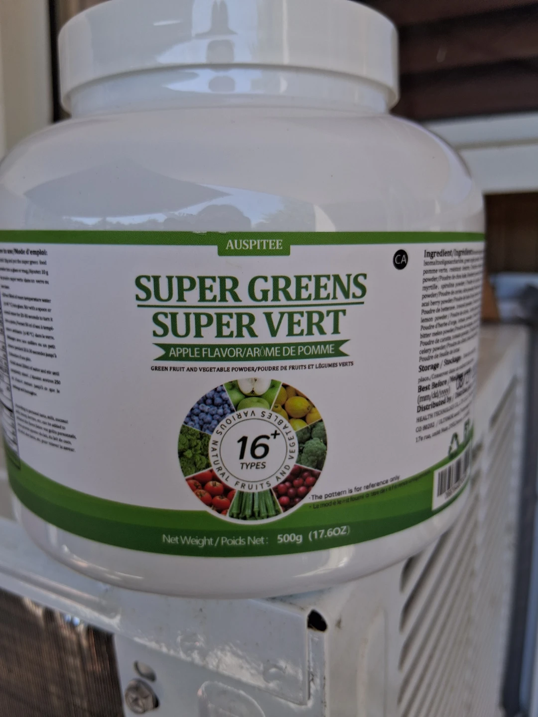 Auspitee Super Greens with apple Powder - 500g