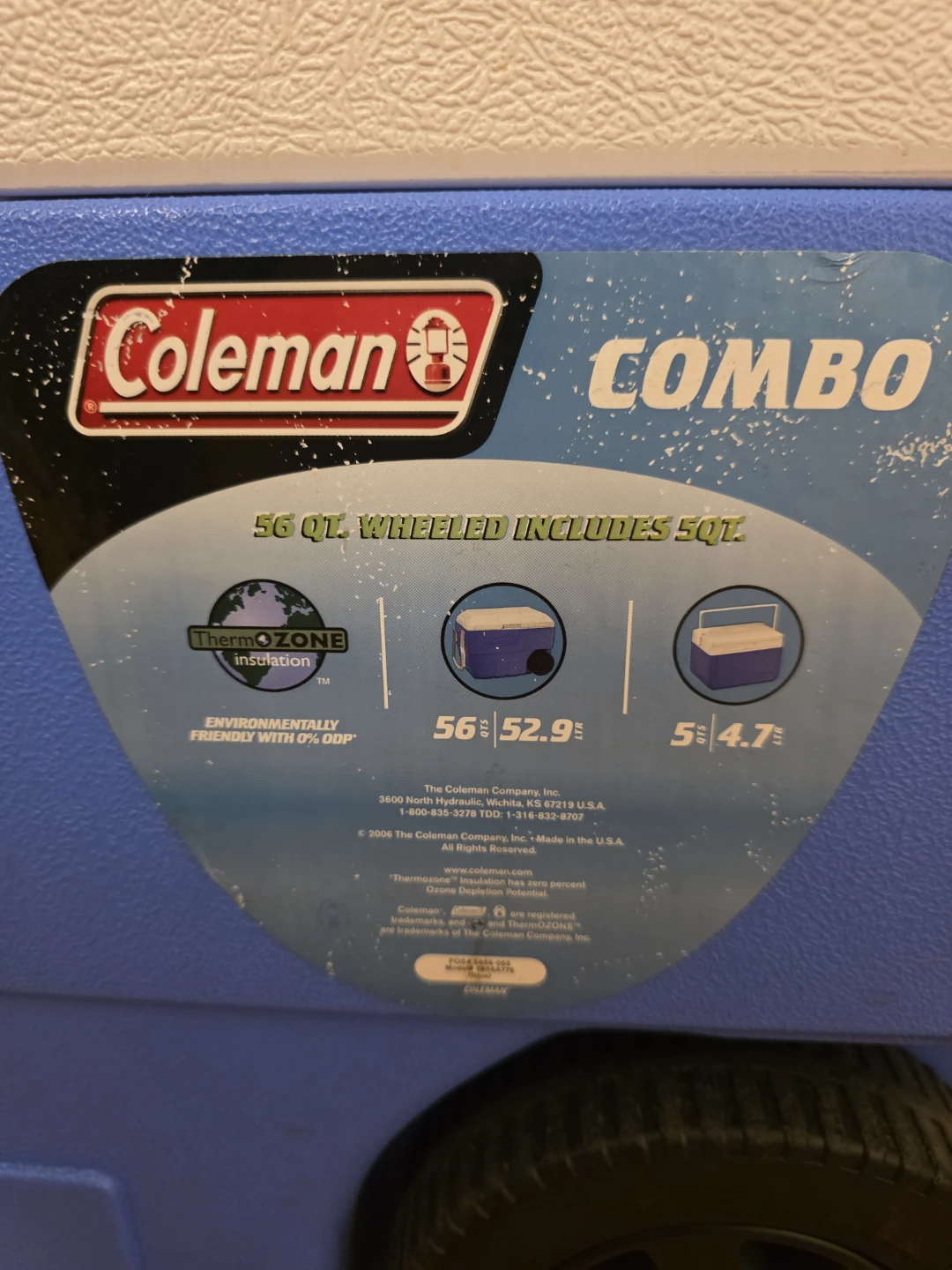 Coleman 56 Qt. Wheeled Cooler Combo with 5 Qt. Cooler - photo 2
