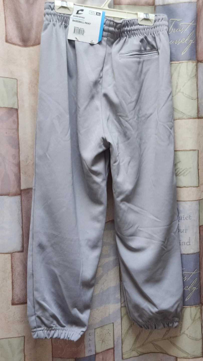 Champro Youth XL Baseball Pants Gray - photo 2