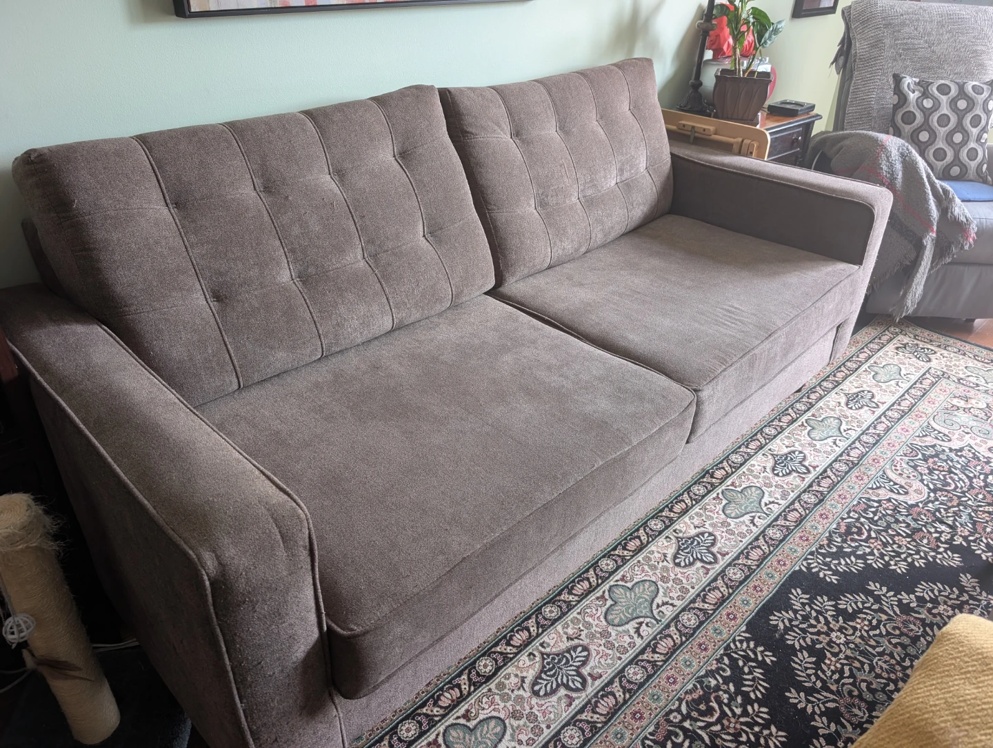 Light Brown Sofa - photo 2