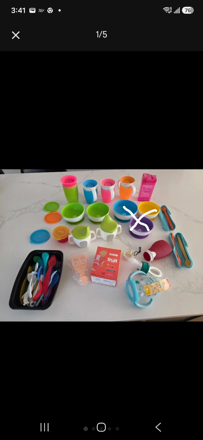 baby bowls spoons cups