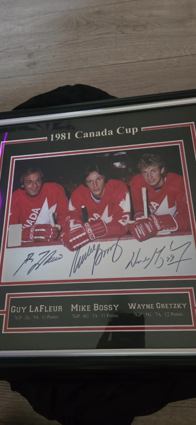 1981 Canada Cup Framed Photo