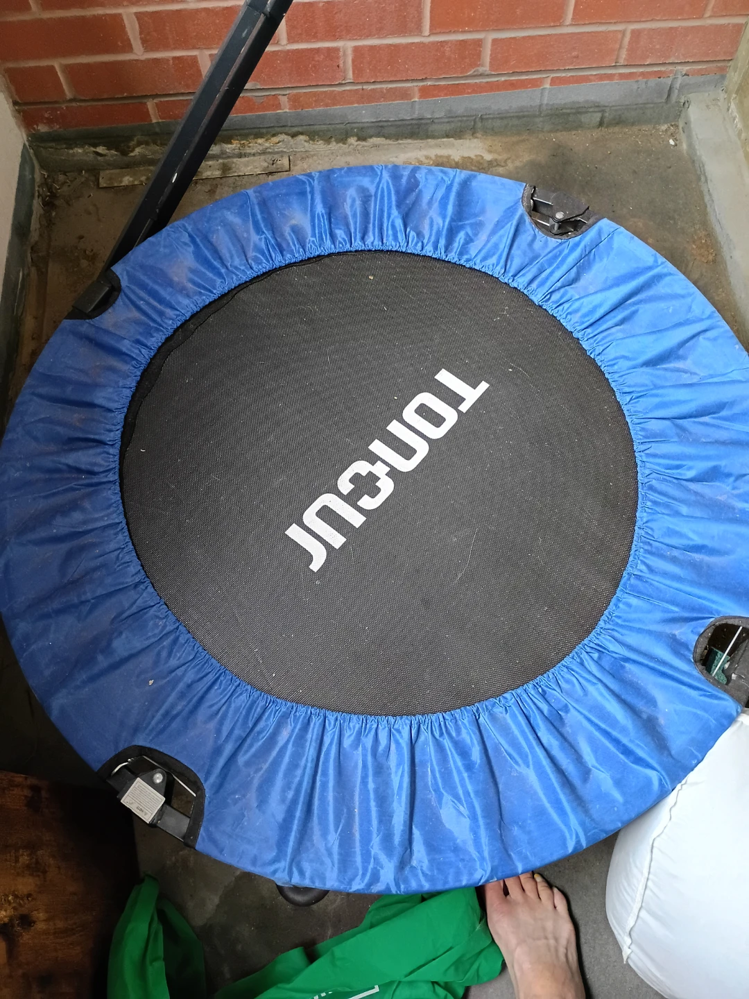 ToneCur blue mini fitness trampoline