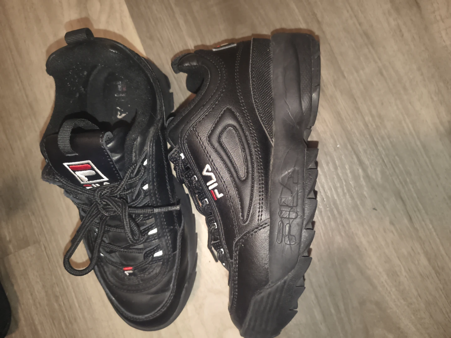 Fila Disruptor II Black Chunky Sneakers