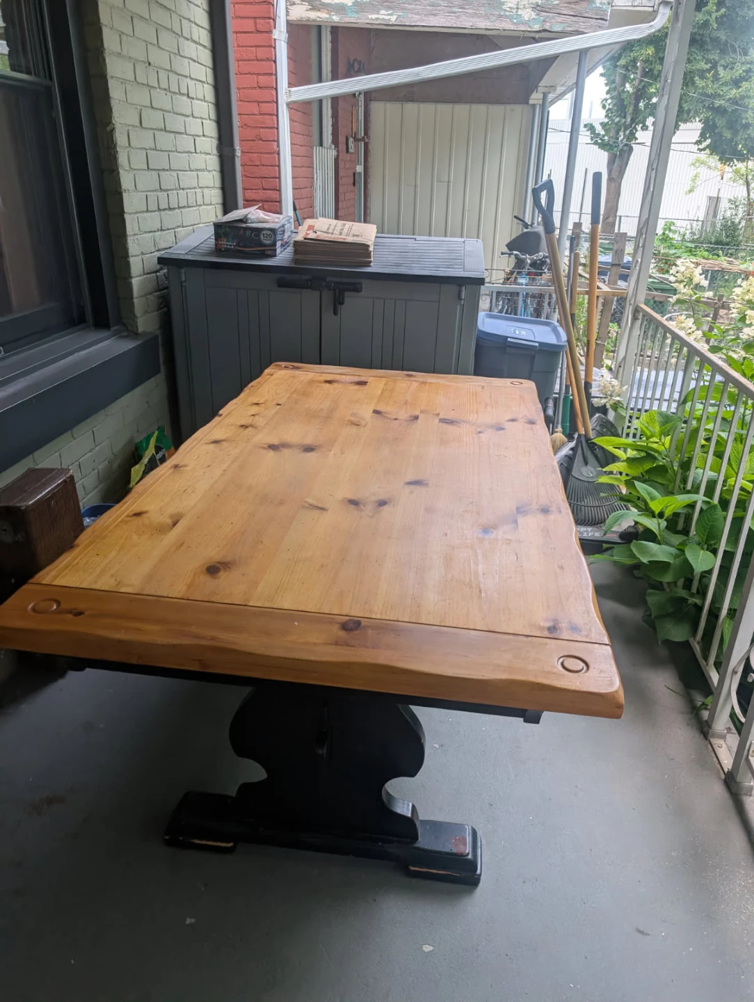 Wood table