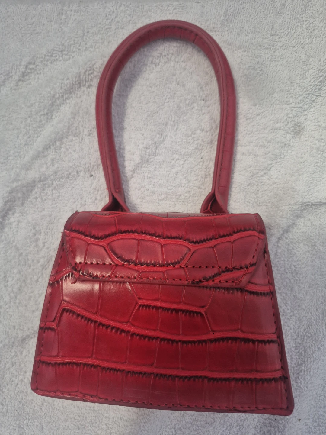 Jacquemus Red Croc Mini Bag - photo 2