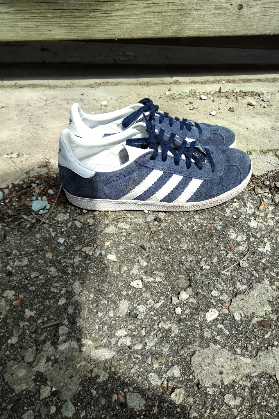 Adidas Gazelle size 37.5 (Navy suede)