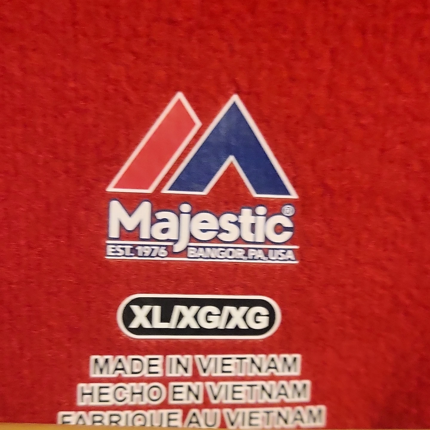 Majestic Red Long Sleeve Athletic Shirt XL - photo 4