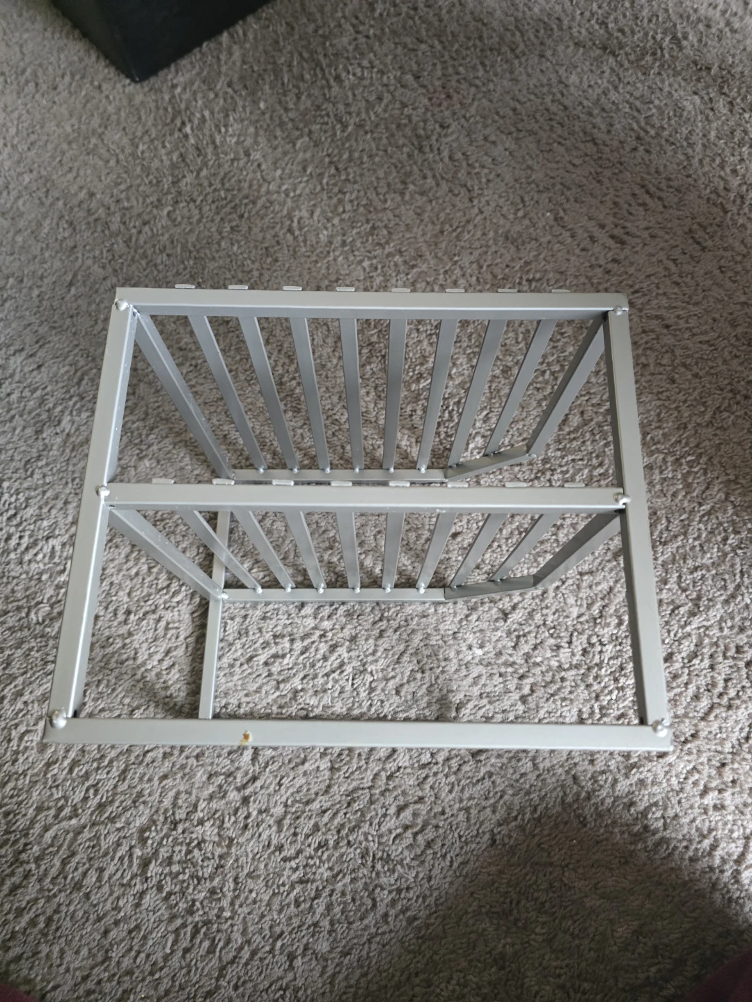 KSP Space Logic Corner Shelf 2-Tier (Grey) 10x10x9" - photo 3