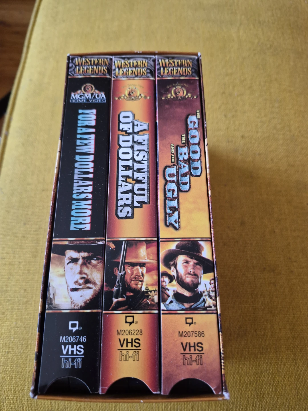 The Man With No Name Trilogy VHS Box Set