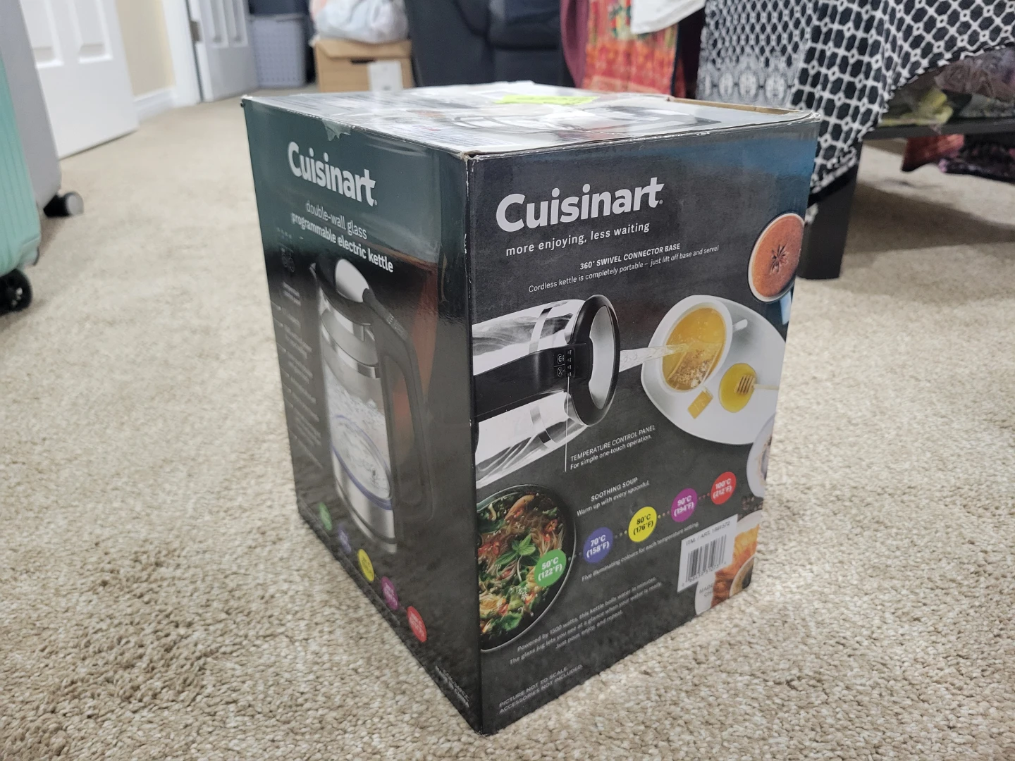 Cuisinart Double-Wall Glass Programmable Electric Kettle
