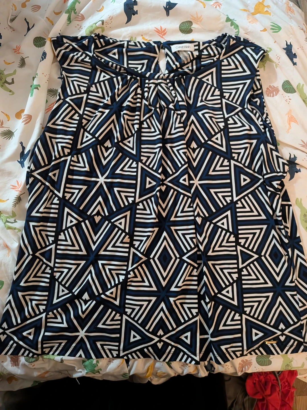 Calvin Klein Women's Geometric Print Top