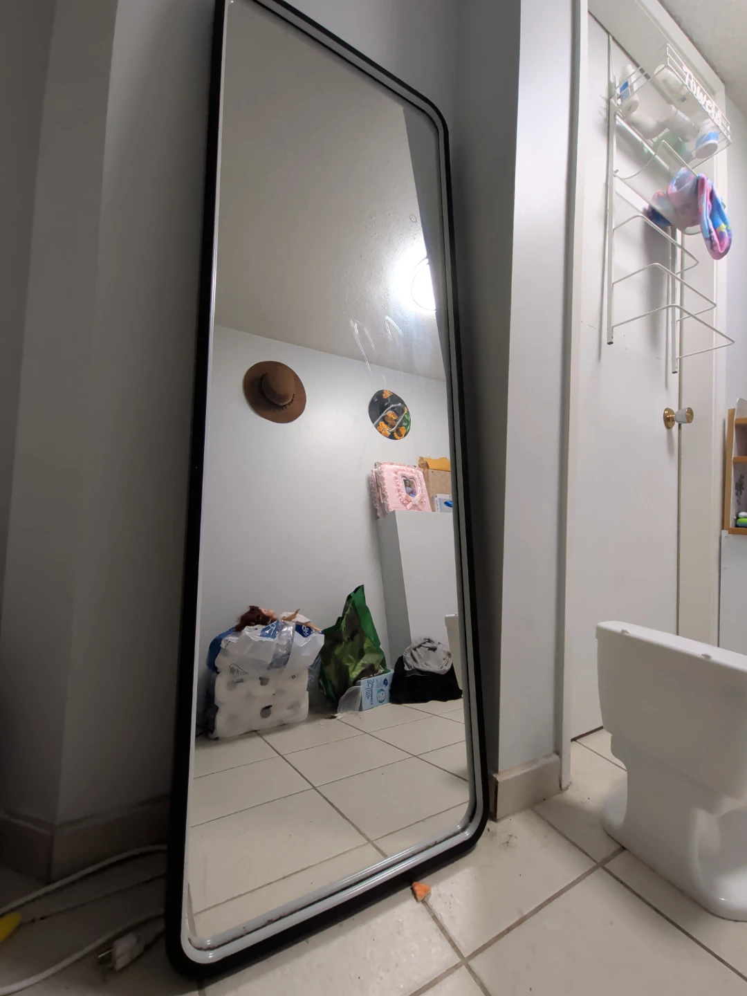 Full Length Standing Mirror with LED Light