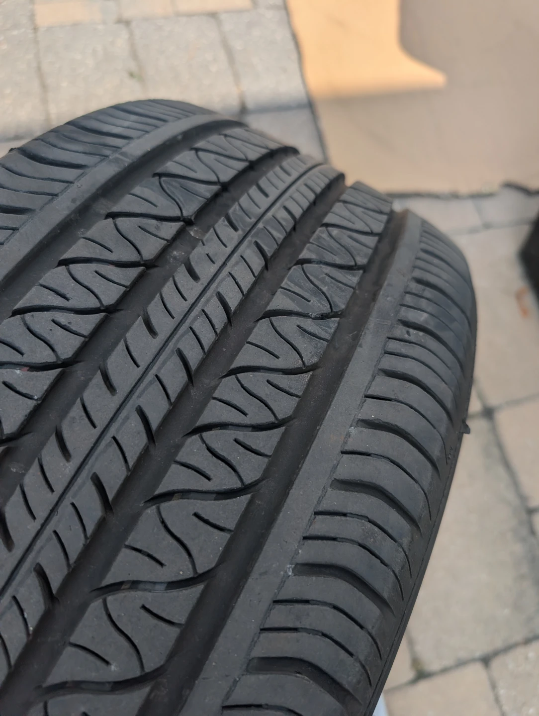 2x Continental 235-40-19 Tesla Tires