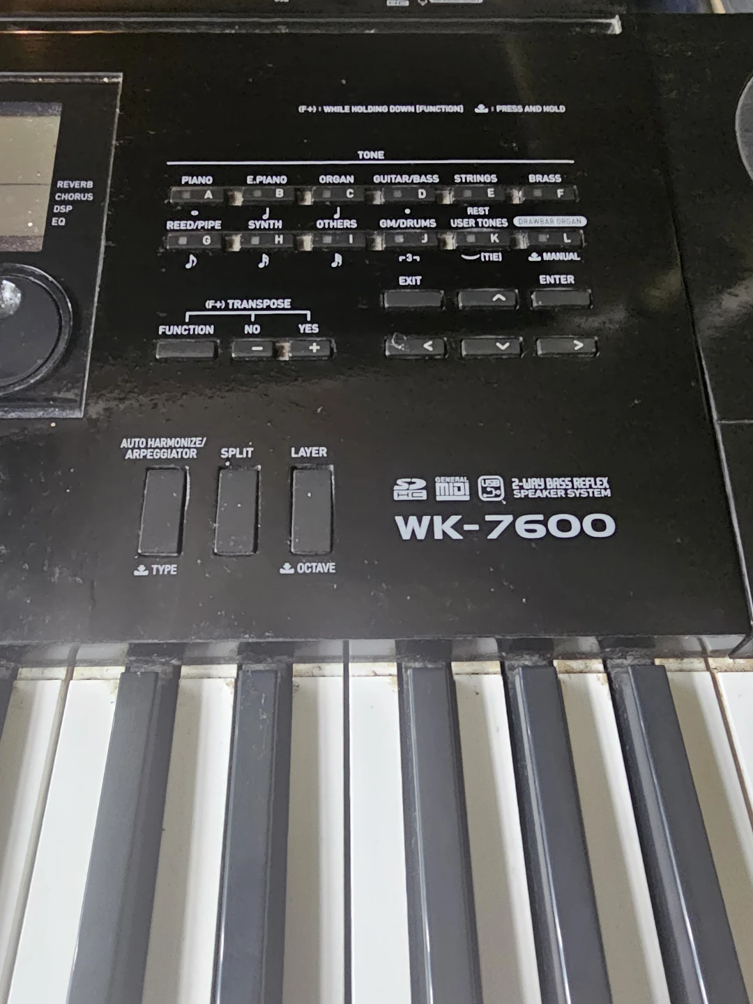 Casio WK-7600 Keyboard - photo 2