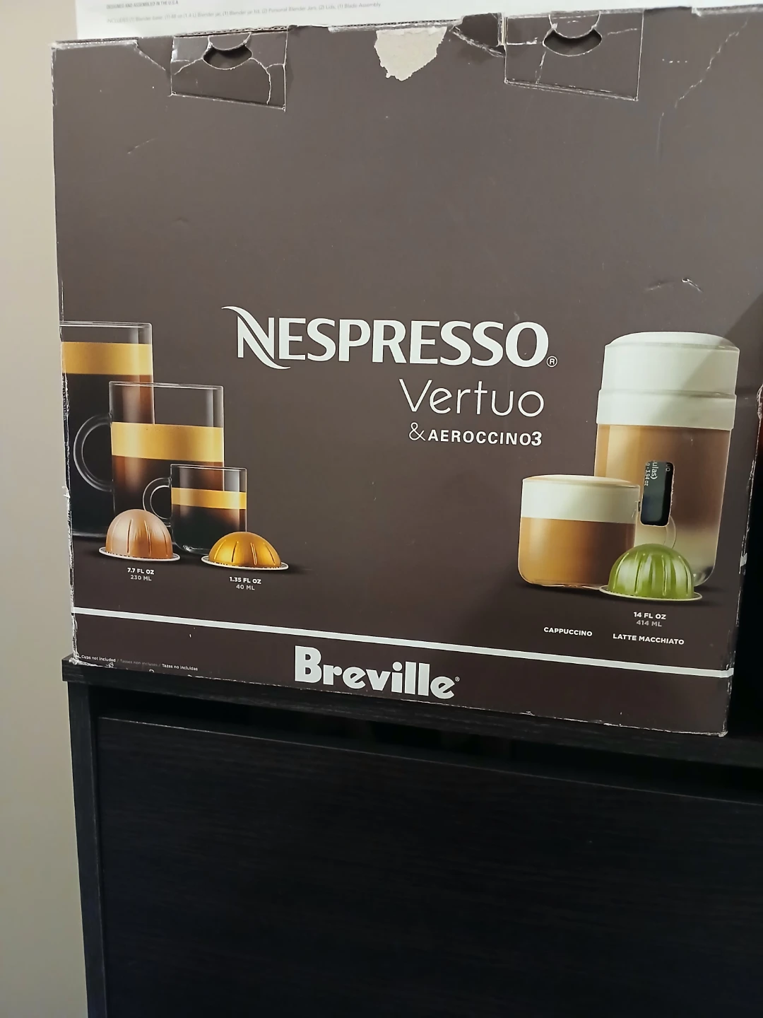 Nespresso Vertuo & Aeroccino3 Coffee Machine
