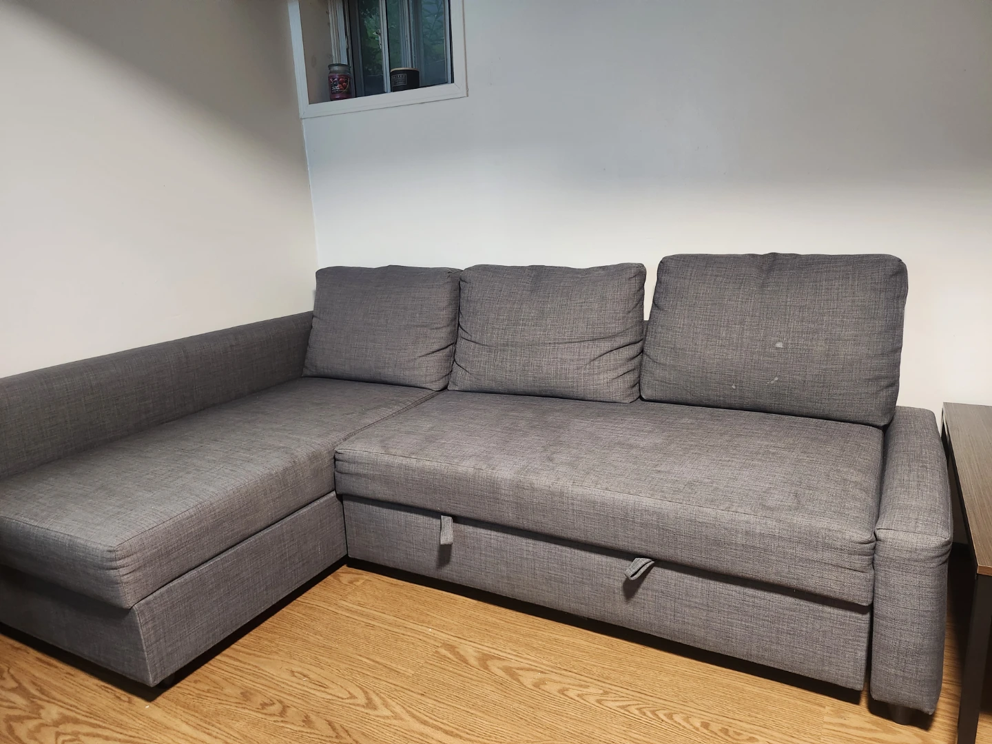 Ikea Friheten Grey Corner Sofa Bed - photo 2