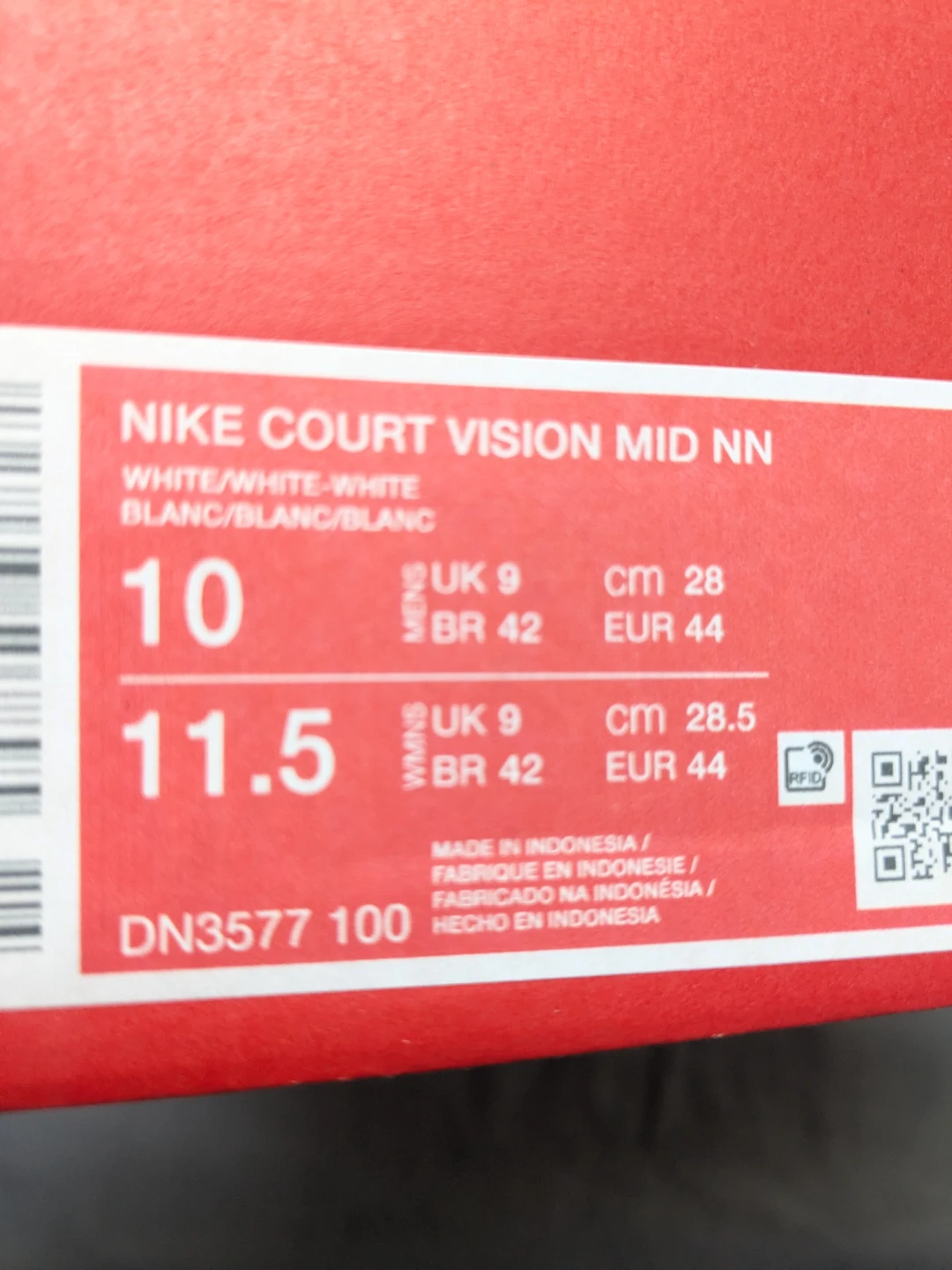 Nike Court Next Vision Mid - MENS SIZE 10 - photo 4