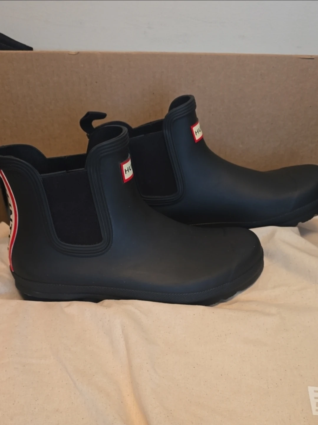 Original Chelsea Hunter Tri Colour Logo Backstrap Boots - photo 5