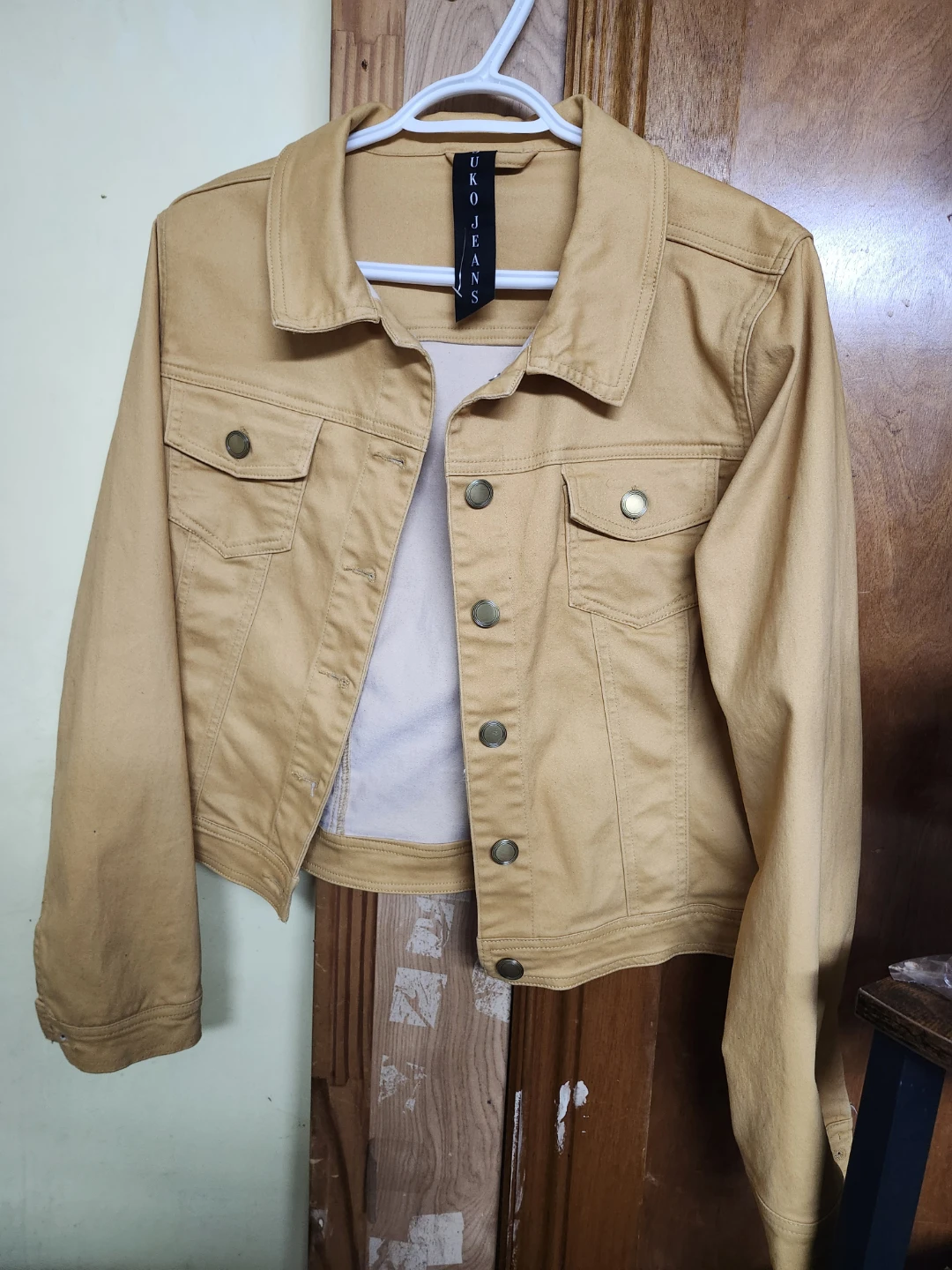 SUKO JEANS Jacket - Mustard Yellow - XL/TG