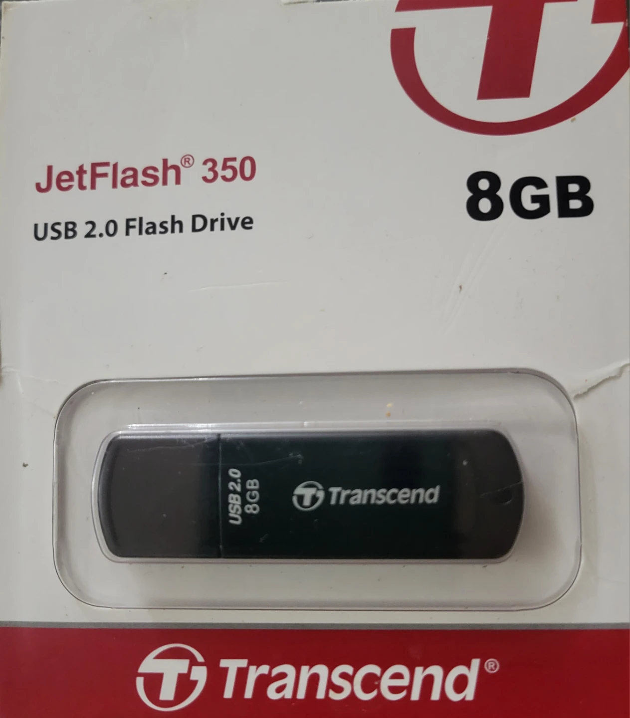 Transcend JetFlash 350 8GB USB 2.0 Flash Drive