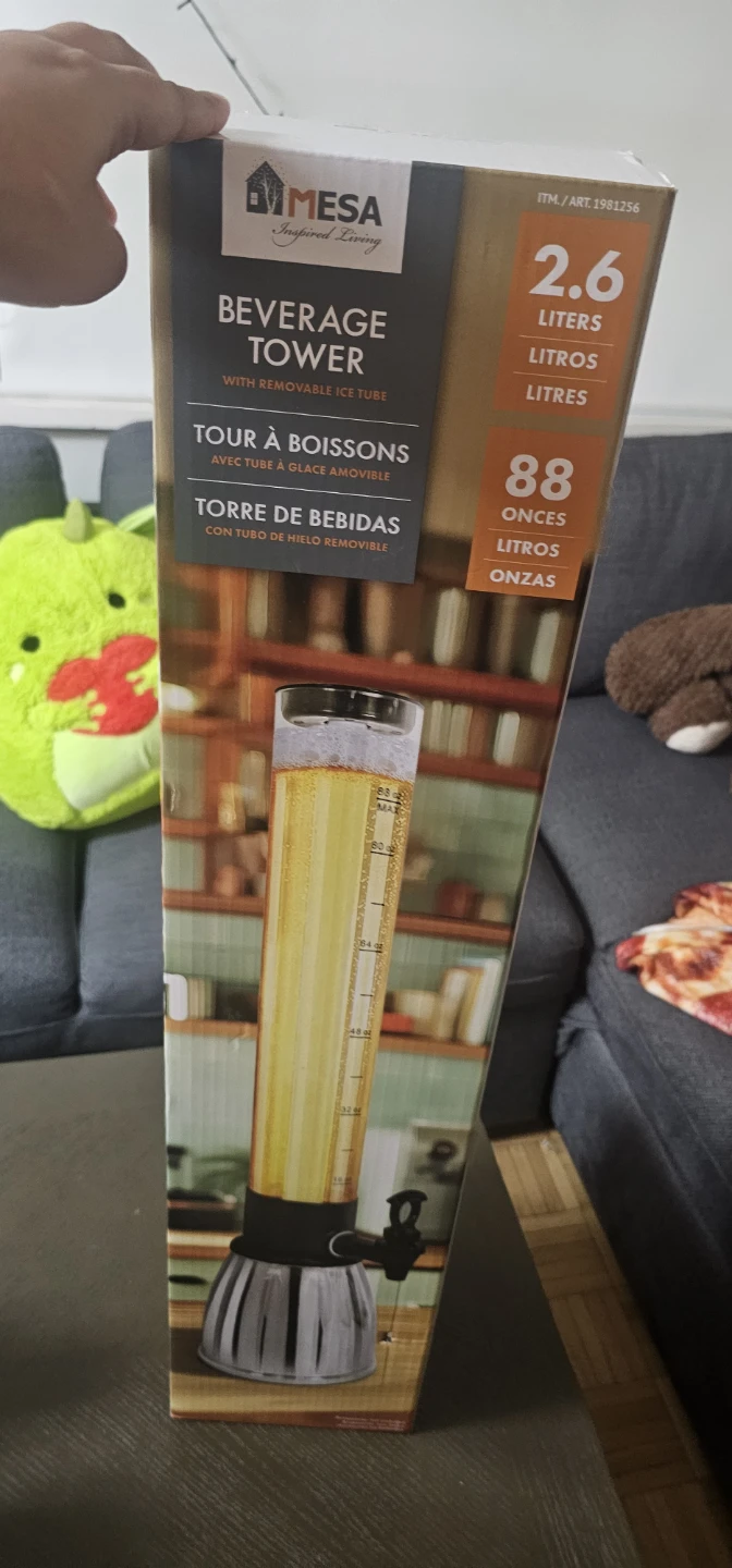 Mesa Beverage Tower with Removable Ice Tube - photo 3