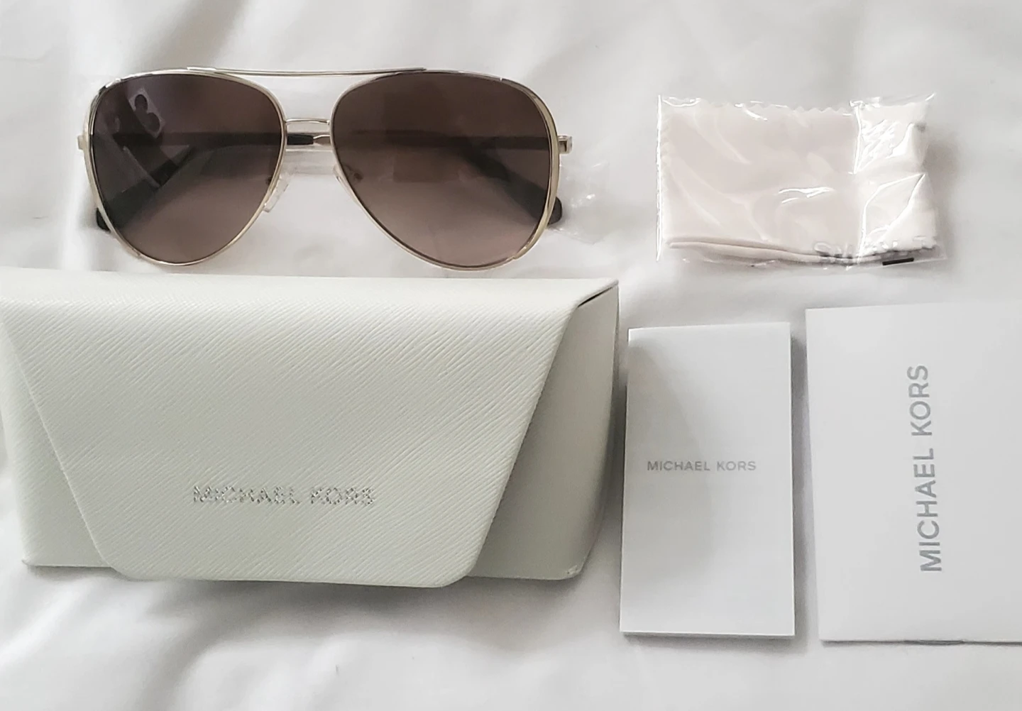 Michael Kors Aviator Sunglasses with Case