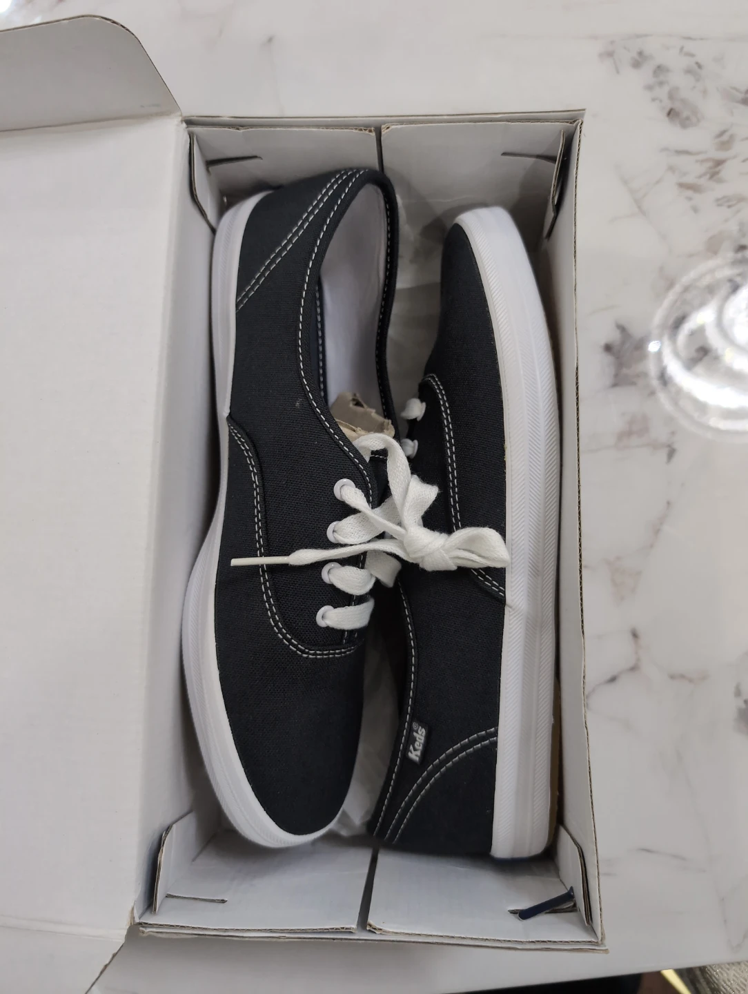 Ladies Keds Champion Navy Canvas Women's Shoes - photo 3