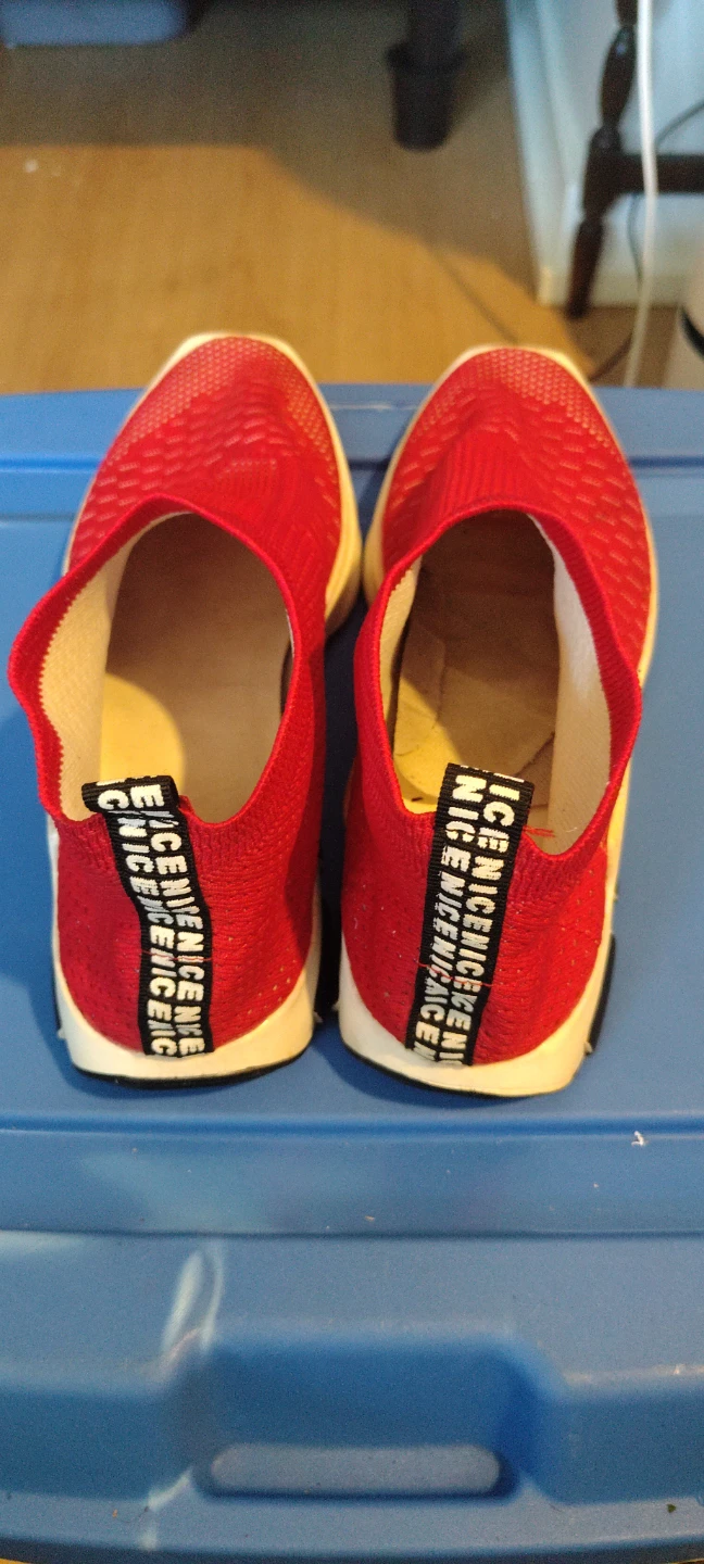 Red Slip-On Sneakers - photo 4