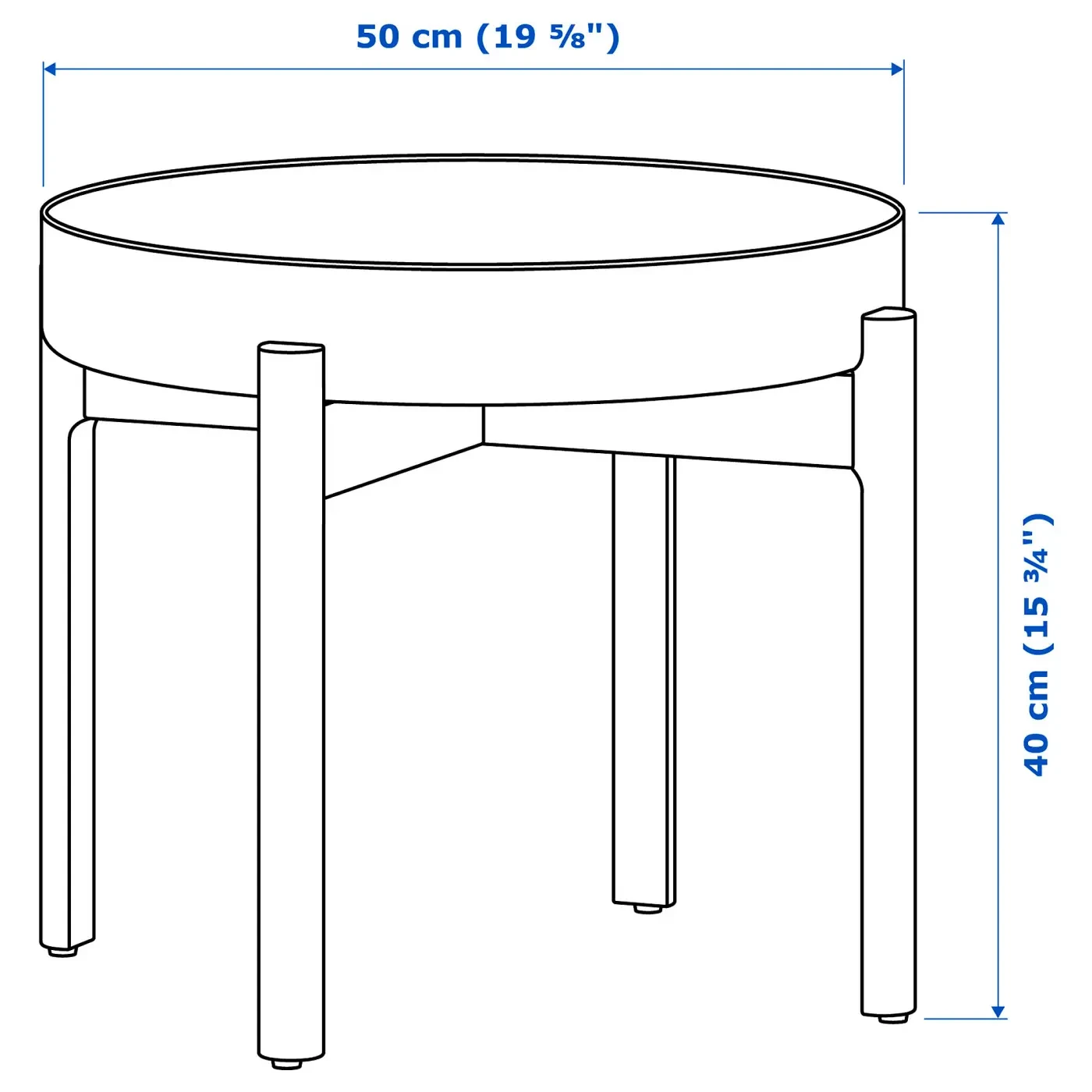 IKEA YPPERLIG Coffee Table - Black/Bitch (2pcs) - photo 3