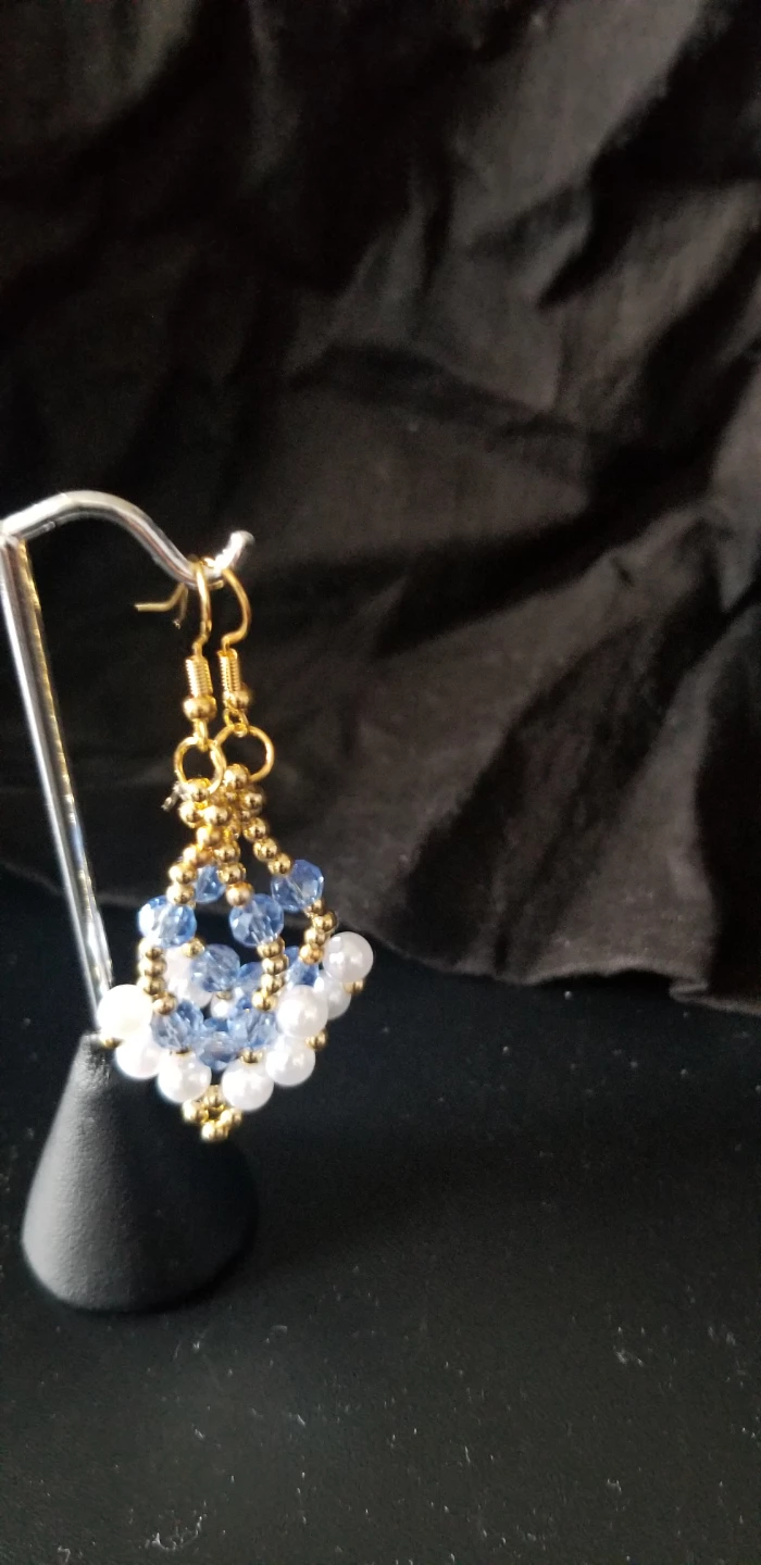 Beaded Hoop Earrings - photo 4