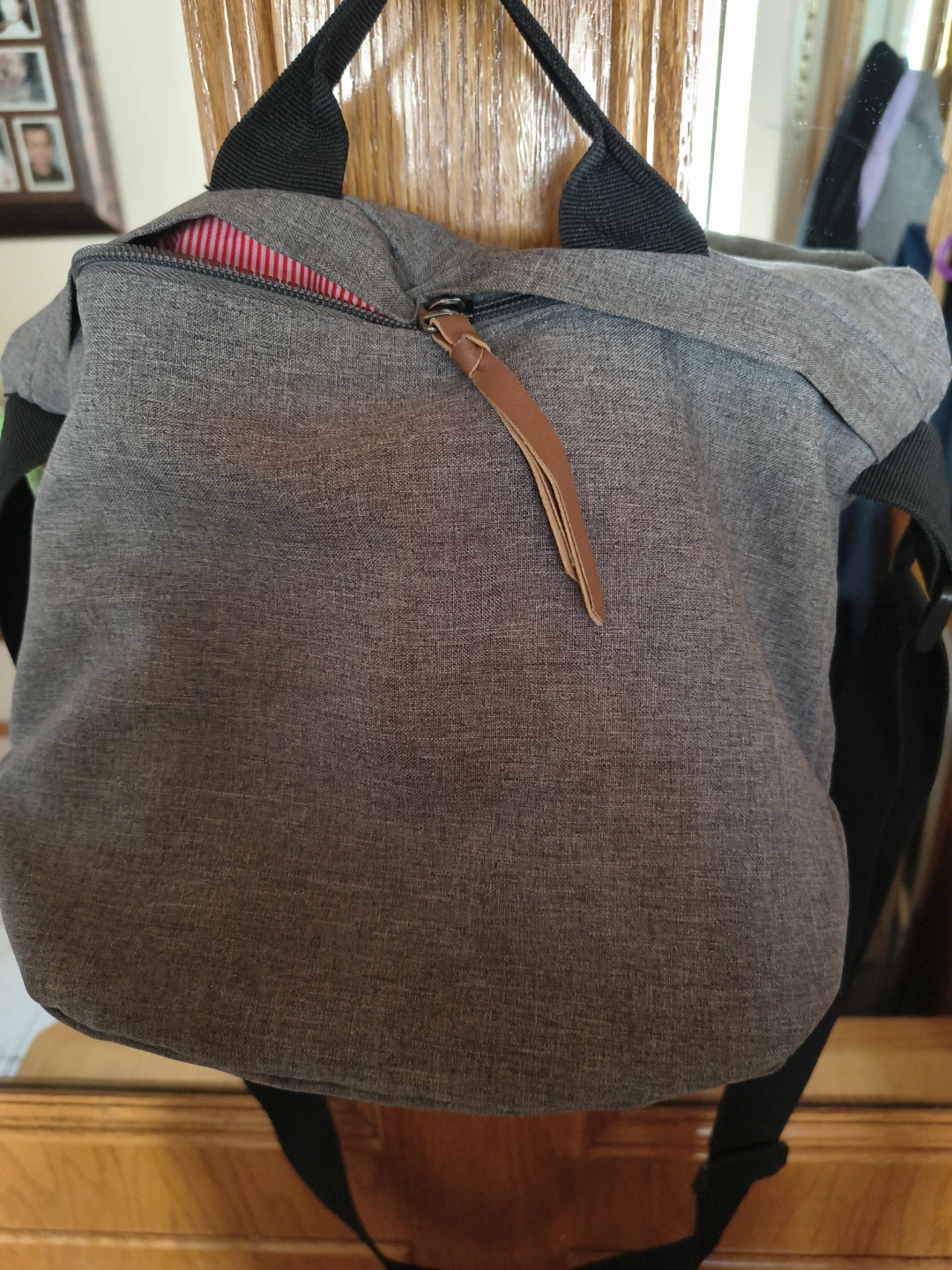 MINISO Grey Small & Light Portable Bag - photo 5