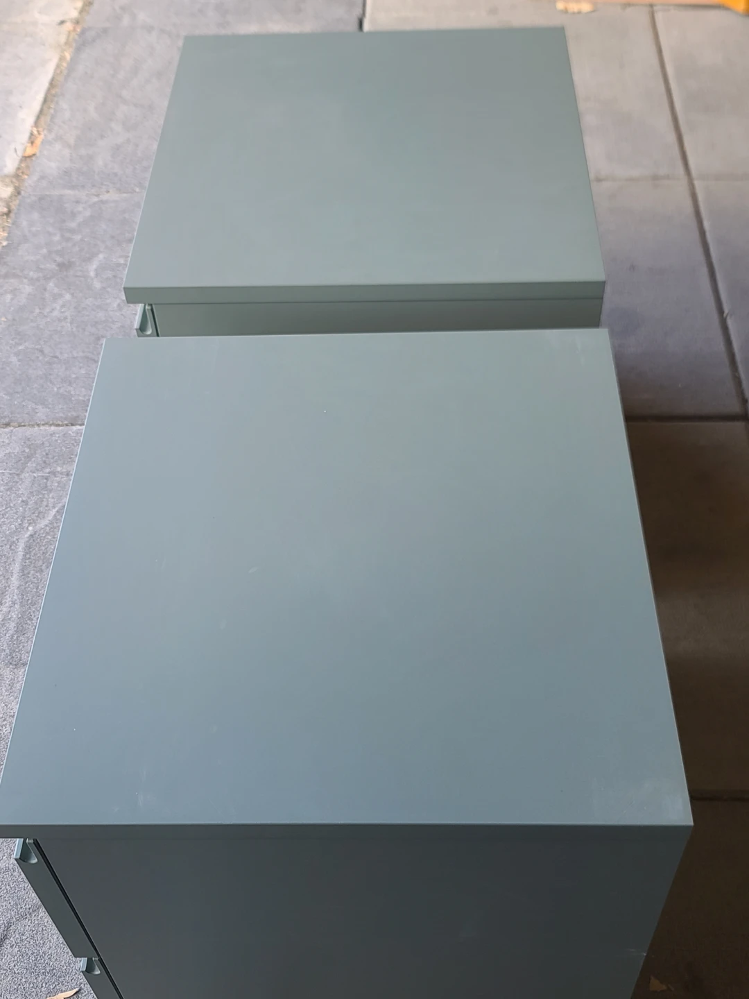 IKEA MALM 2-Drawer Chests - Sage Green (Pair) - photo 4