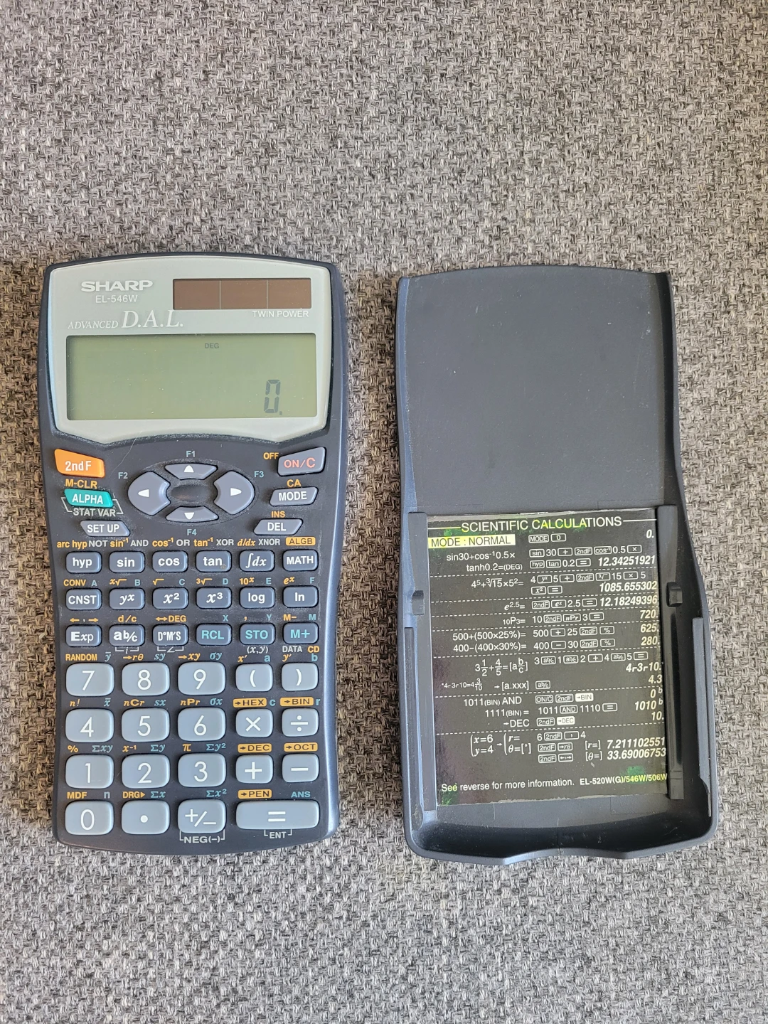 Sharp Twin Powered Calculator