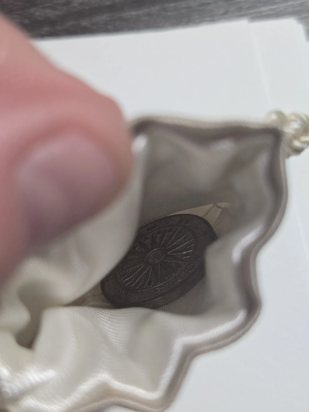 Sterling Silver Token - Earth, Compass Star - photo 5