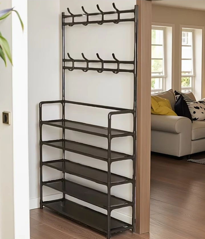 (BRAND NEW) 5-Layer Shoe Rack and Coat Stand