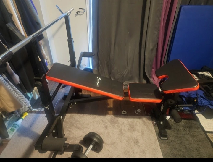 Soozier Weight Bench and dumbell set - photo 3