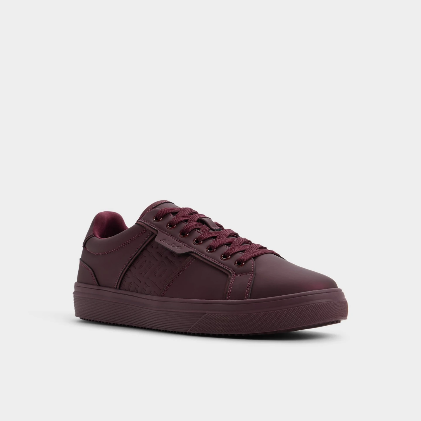 ALDO Burgundy Sneakers Courtline size UK-10 USA-11 - photo 2