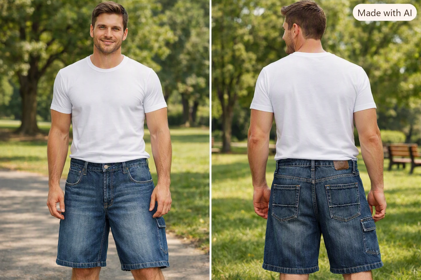Denim Shorts. Size 34