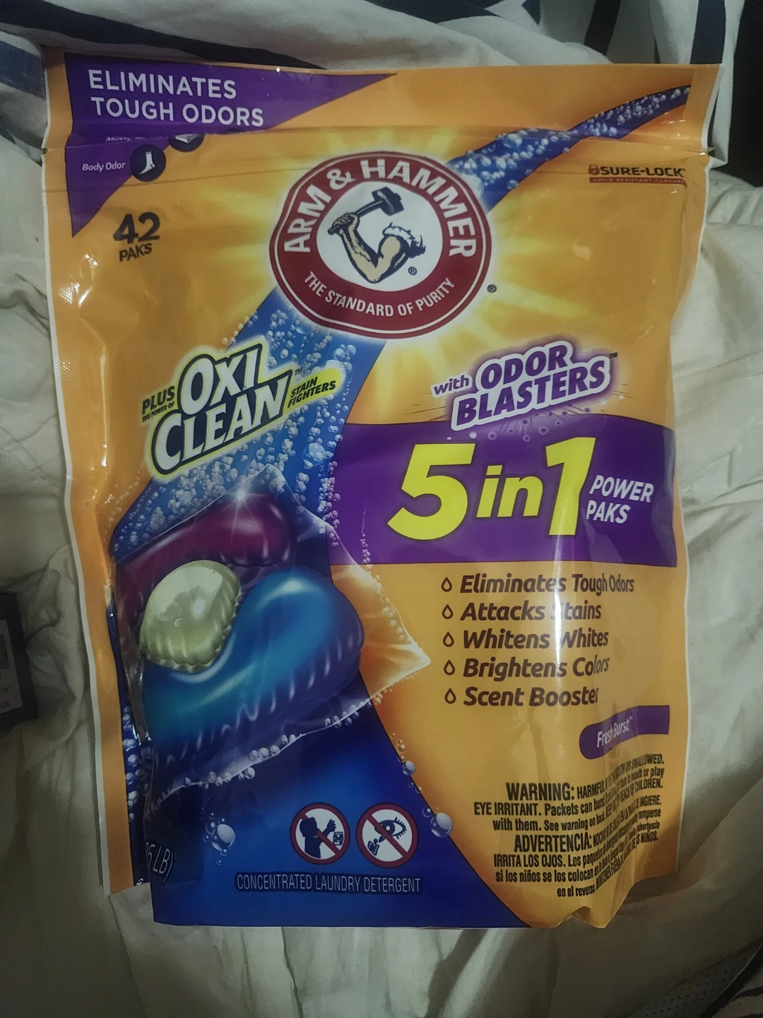 Arm & Hammer 5 in 1 Power Paks with OxiClean