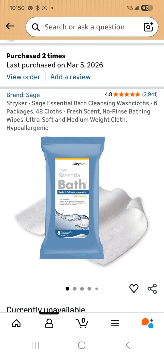 Bathing Wipes for sale