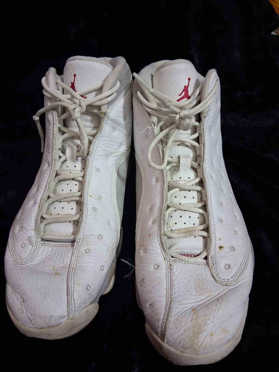 Air Jordan 13 Retro White/Grey Sneakers - photo 5