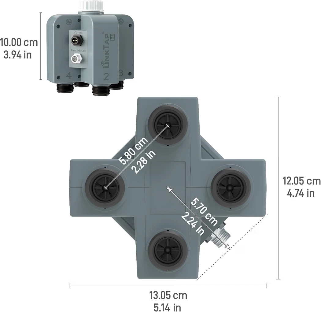 LinkTap Q1 4-Zone Smart Hose Timer & Gateway - photo 2