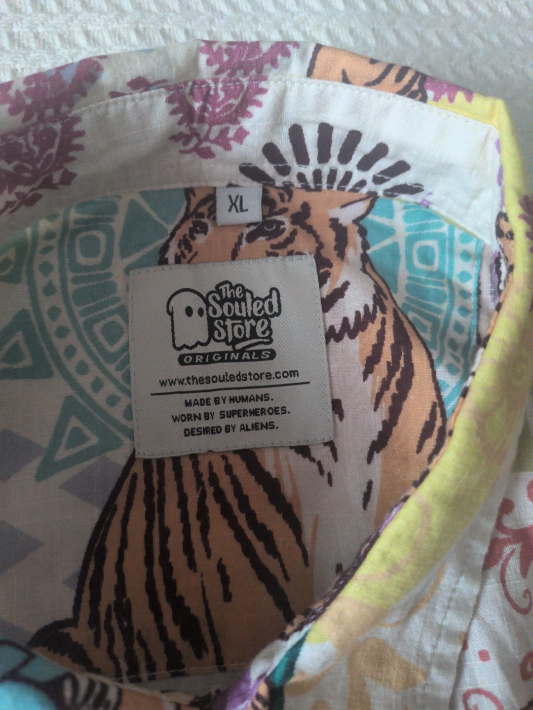 The Souled Store Originals Tiger Print Short Sleeve Shirt XL - photo 2