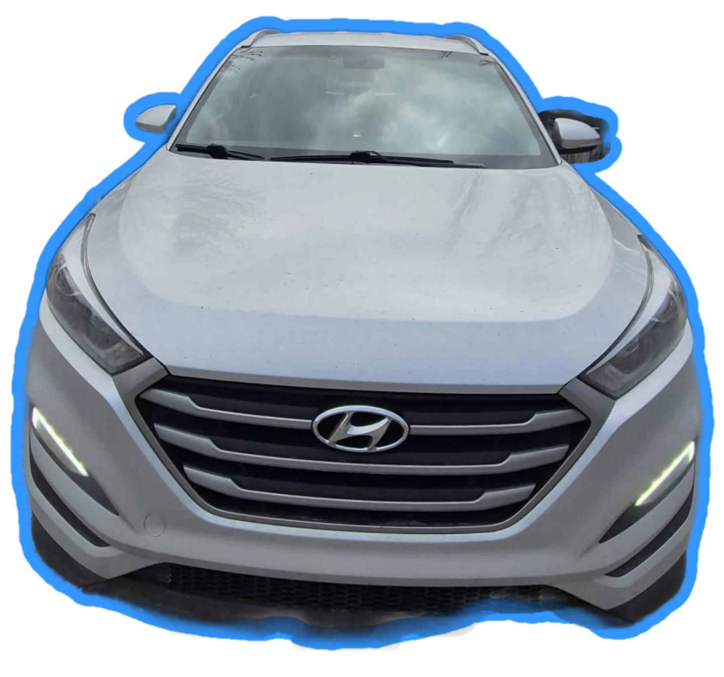 Silver Hyundai Tucson SUV 2018 sports - photo 2