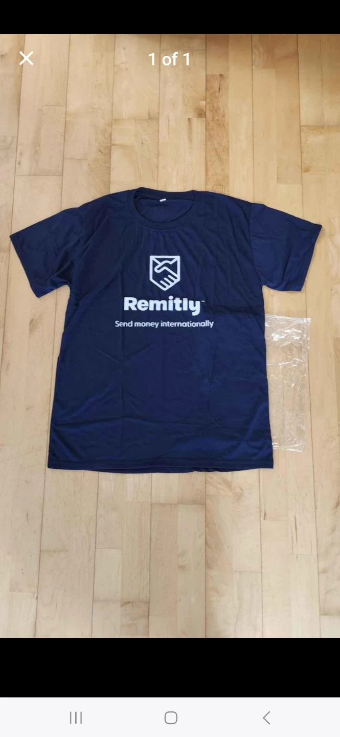 Remitly Navy Tee, T-Shirt (Brand New)