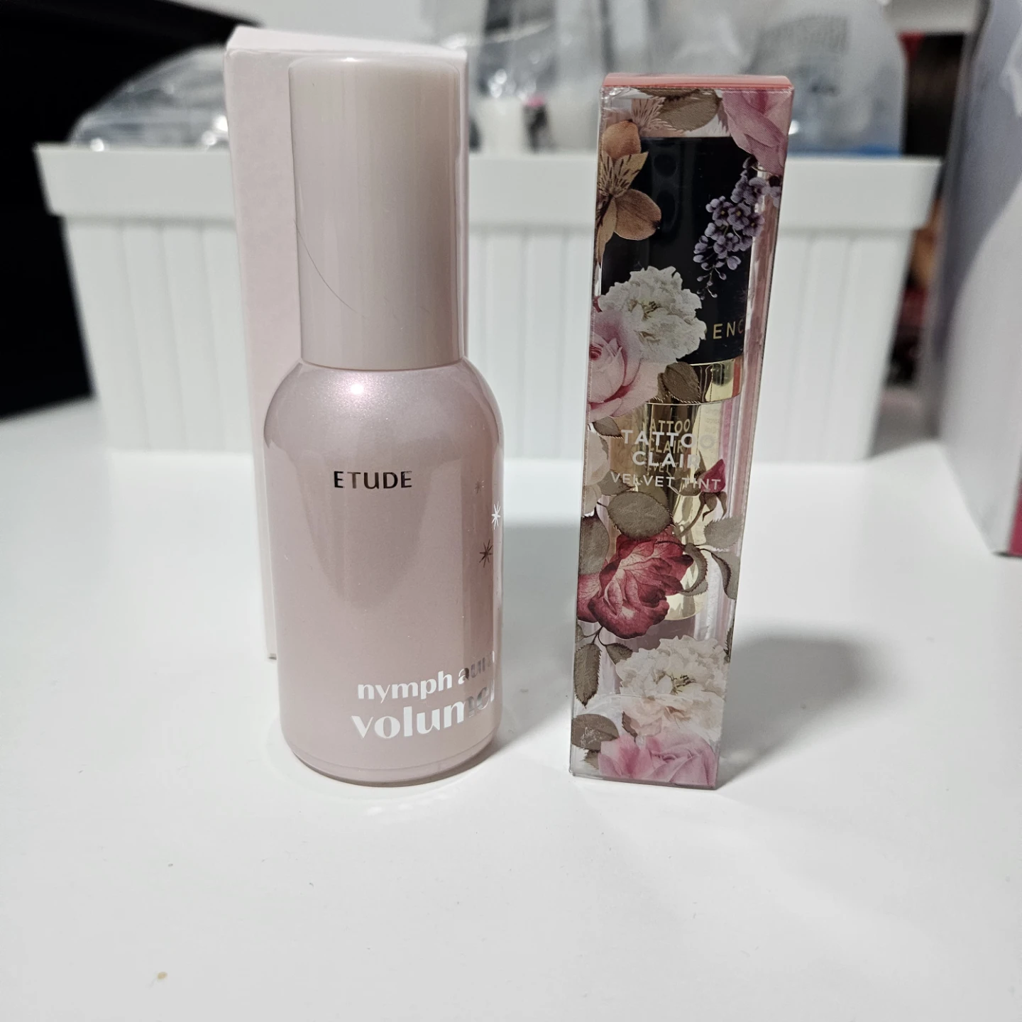 ETUDE Nymph Aura Volumer & Tattoo Velvet Tint
