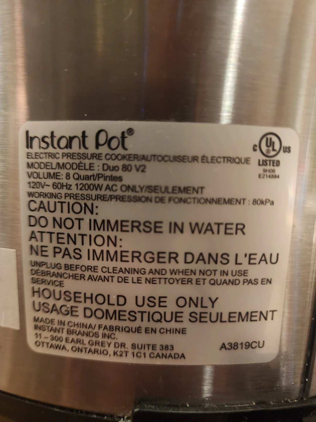 Instant Pot Duo 80 V2 Electric Pressure Cooker 8 Quart - photo 5