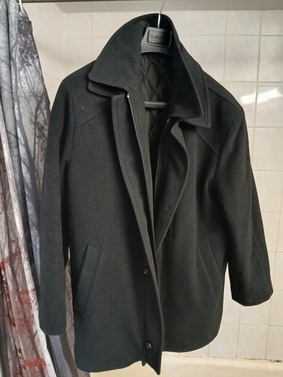 Pure wool Ralph Lauren 3/4 length car coat L
