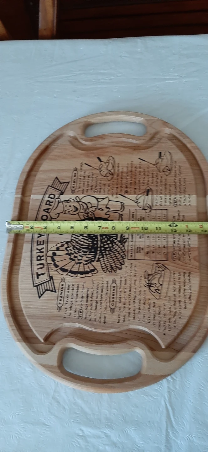 Wood Turkey Carving Board-New - photo 3